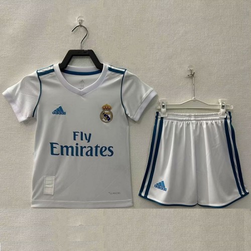 Retro 17/18 Real Madrid home kids kit