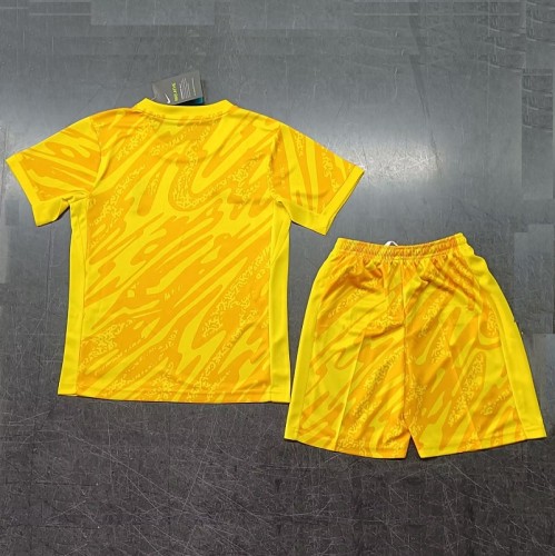24/25 Tottenham Hotspur Goalkeeper kids kit yellow
