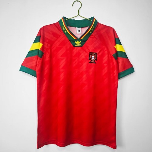 Retro 1992 Portugal home football Jersey