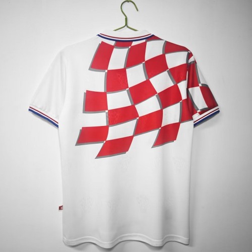 Retro 1998 Croatia home football Jersey