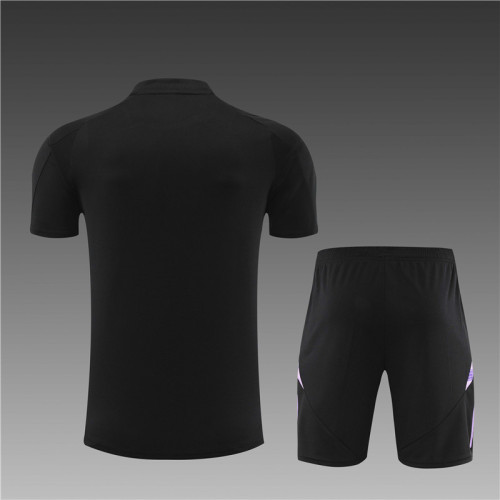 24/25 Germany short -sleeved training suit black