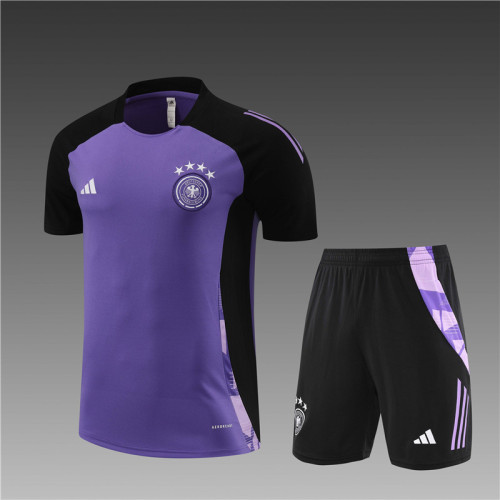 24/25  Germany short -sleeved training suit Purple