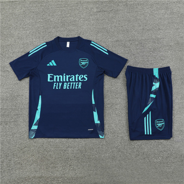 24/25 Arsenal Short sleeve Royal Blue training suit