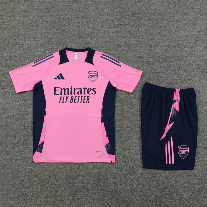 24/25 Arsenal kids Short sleeve Pink training suit