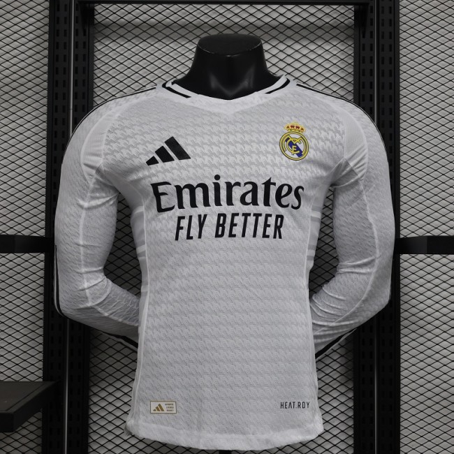 24/25 Real Madrid home Long sleeved Player Version