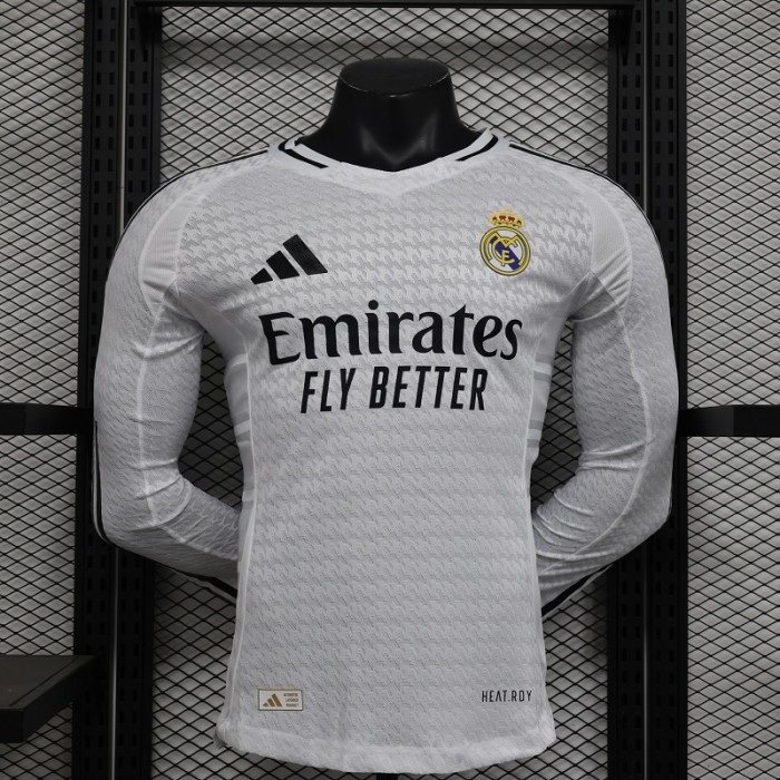 24/25 Real Madrid home Long sleeved Player Version