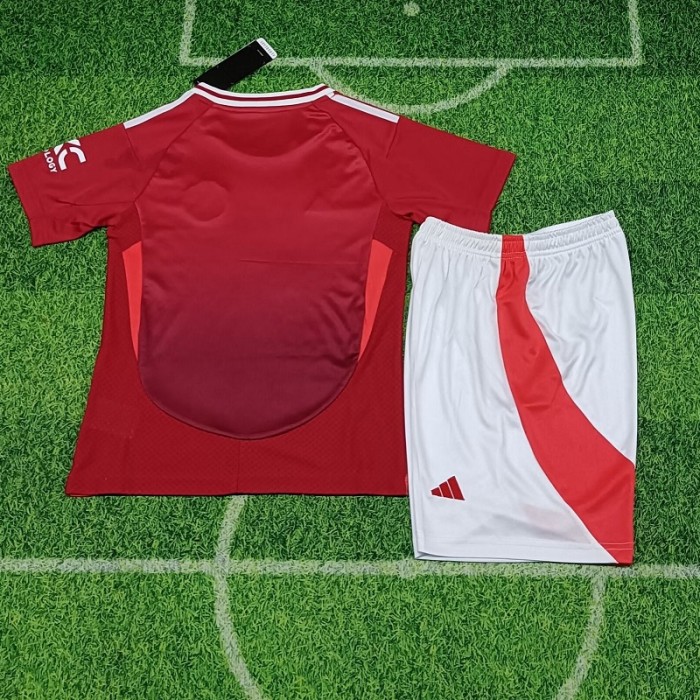 24/25 Manchester United home kids kit