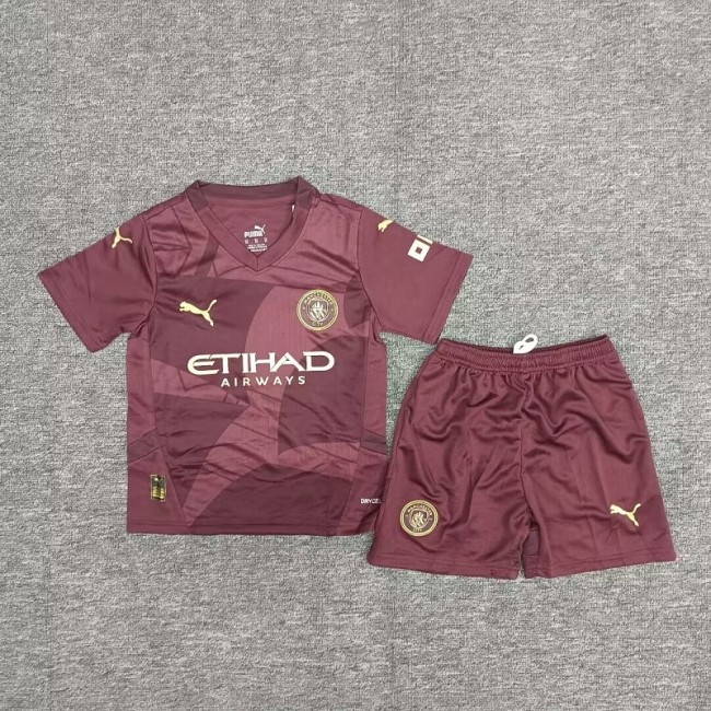 24/25 Manchester City third kids kit