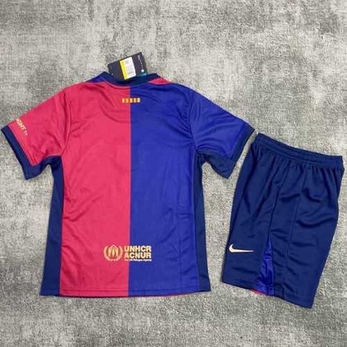 24/25 Barcelona home kids kit