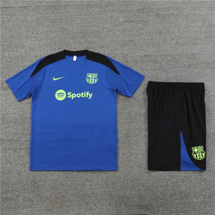 24/25 Barcelona kids Short sleeve training suit Light Blue