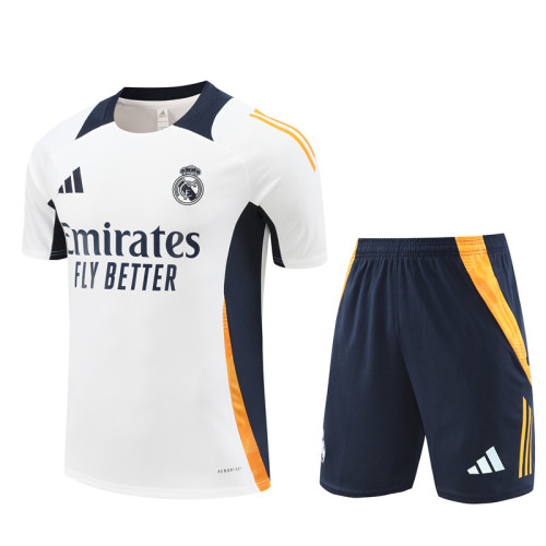 24/25 Real Madrid kids Short sleeve training suit white