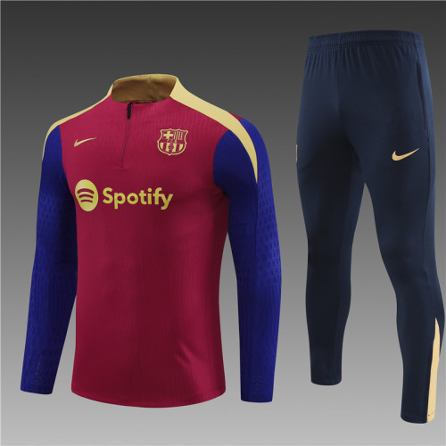 24/25 Barcelona training suit Jujube red