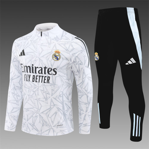 24/25 Real Madrid Adult training suit white