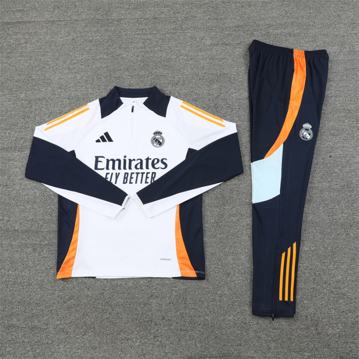 24/25 Real Madrid Kids training suit Yellow white