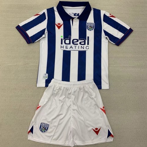 24/25 West Bromwich Albion home kids kit