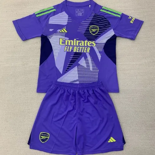 24/25 Arsenal Purple goalkeeper Kids kit