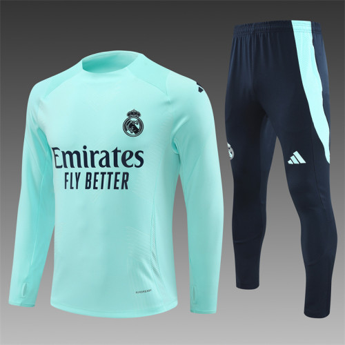 24/25 Real Madrid Adult training Adult suit light Light Blue