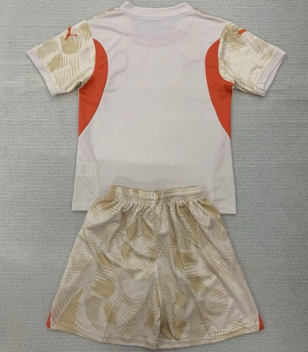 24/25 Manchester City orange goalkeeper kids kit