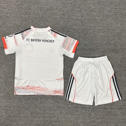 25/26 bayern munich away kids kit