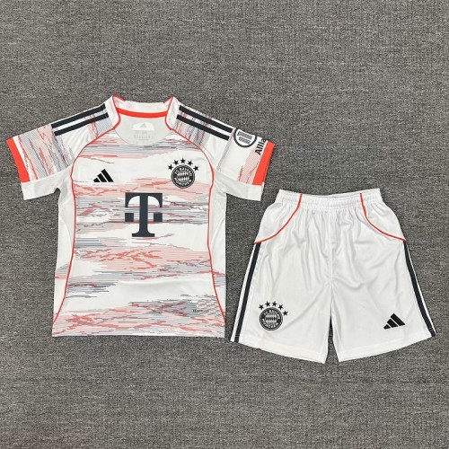 25/26 bayern munich away kids kit