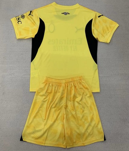 24/25 AC milan goalkeeper kids kit yellow