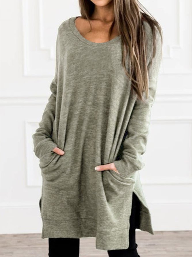 plus size tunic sweatshirt