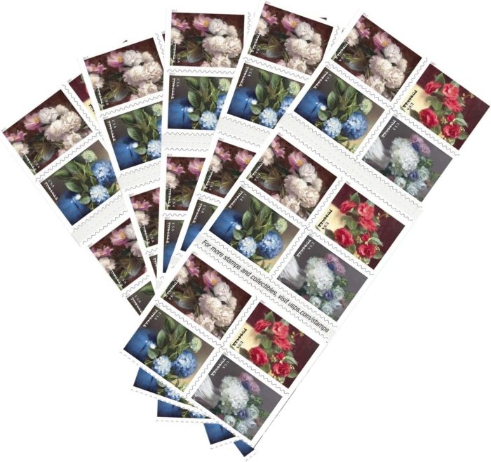 2017 Flowers from The Garden 5 Booklets 100pcs