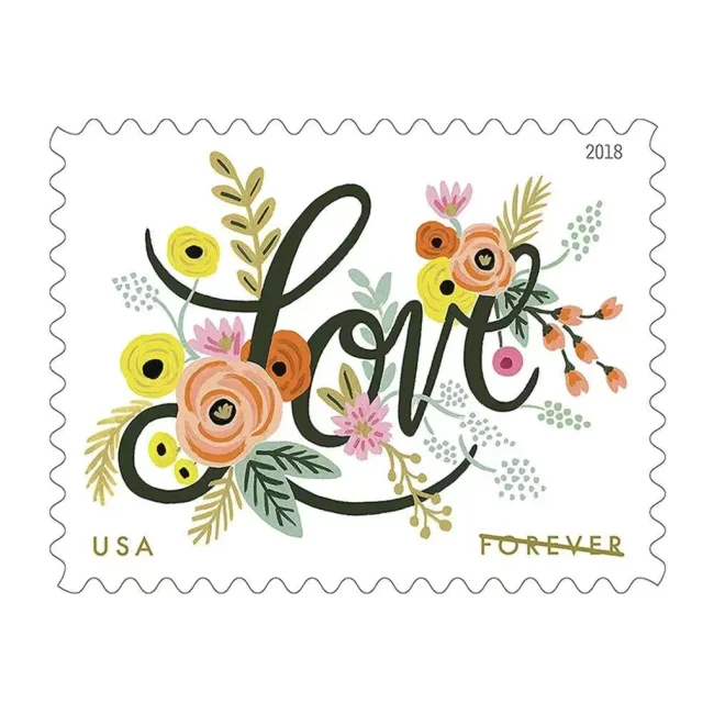 2018 Love Flourishes 5 Booklets 100pcs