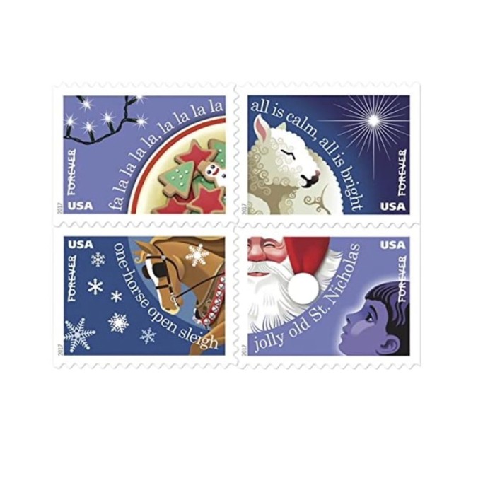 2017 Christmas Carols 5 Booklets 100pcs
