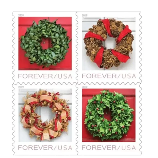 2019 Wreaths 5 Booklets 100pcs