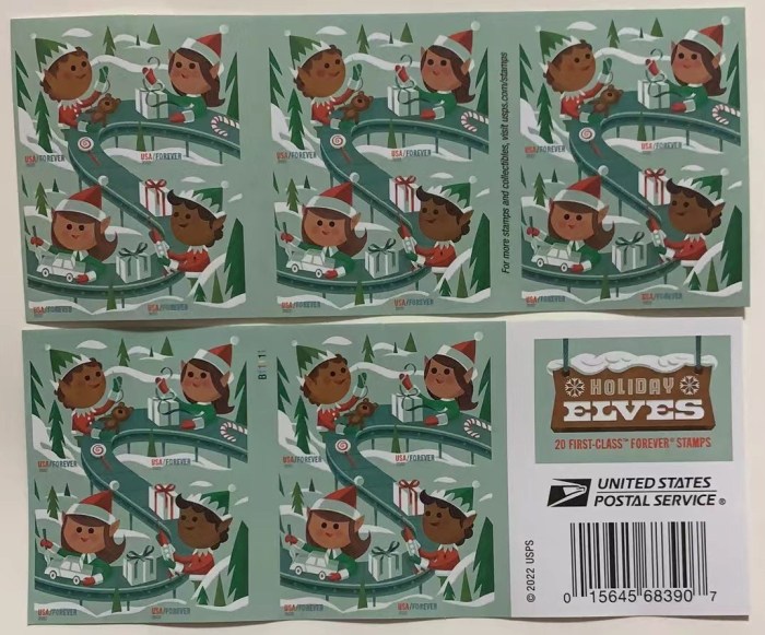 2022 Holiday Elves 5 Booklets 100pcs