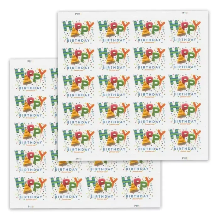 2021  Happy Birthday  5 Booklets 100pcs