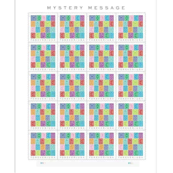 2021 Mystery Message  5 Booklets 100pcs