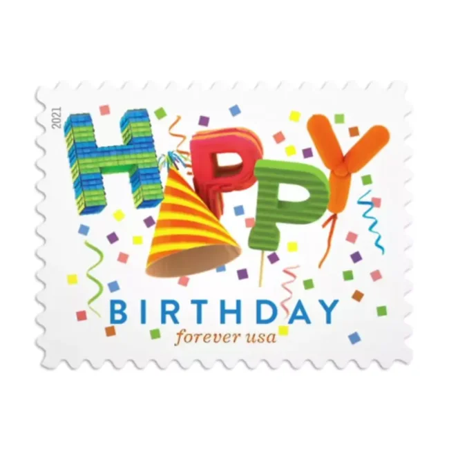 2021  Happy Birthday  5 Booklets 100pcs