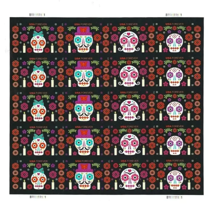 2021  Day of the Dead  5 Booklets 100pcs