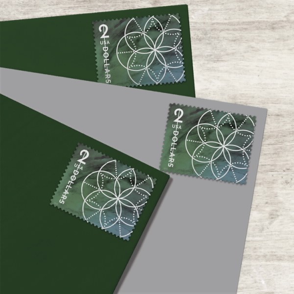 5 Sheets of 10pcs, Floral Geometry, $2, 50PCS