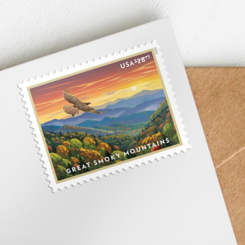 Great Smoky Mountains Stamps, 5 Pane of 4 PCS, $28.75