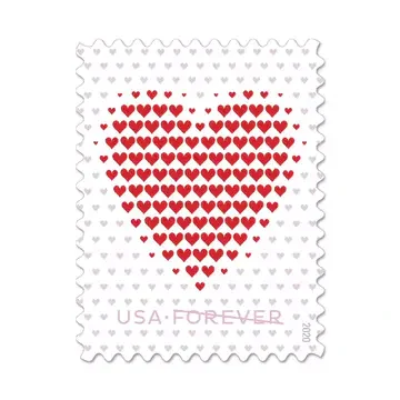 2020 Hearts LOVE  5 Booklets 100pcs