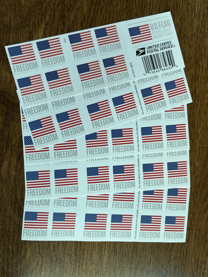 2014/2019/2022/2023  5 Booklets 100pcs