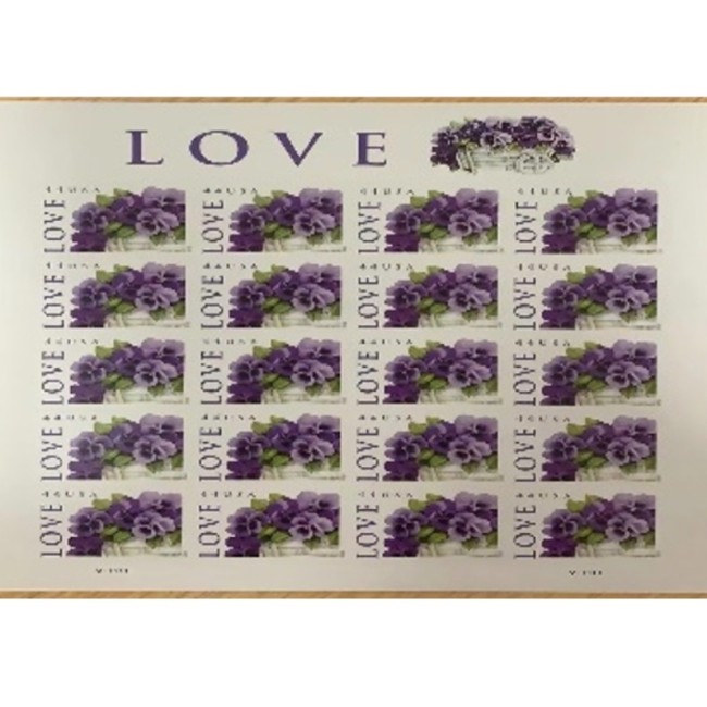 2010 LOVE Violets 5 Books of 20PCS