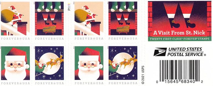 2021 Christmas 5 Booklets 20pcs, 100pcs
