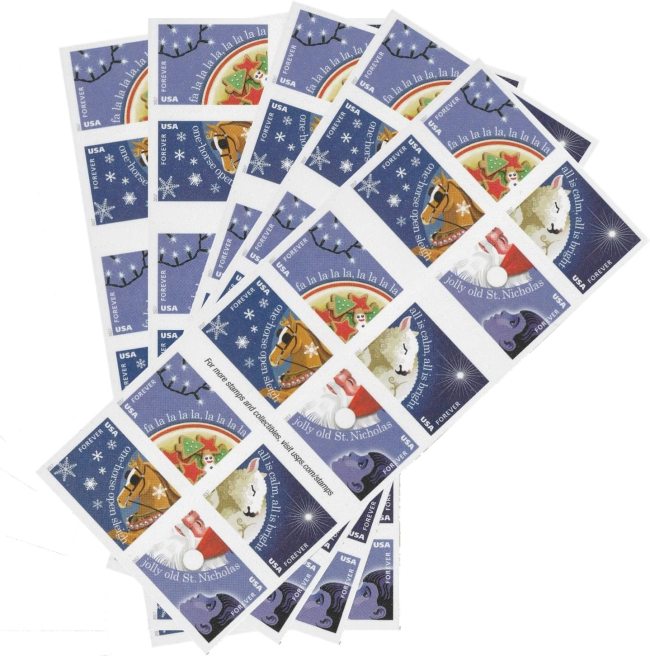Christmas Carols - 5 Books of 20，100pcs