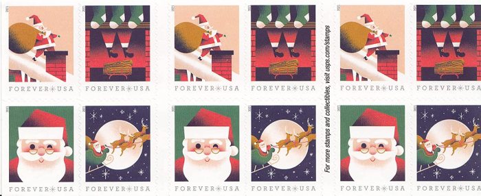 2021 Christmas 5 Booklets 20pcs, 100pcs