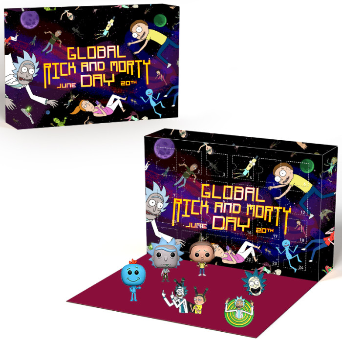 Rick and Morty Advent Calendar The One With 24 Little Doors