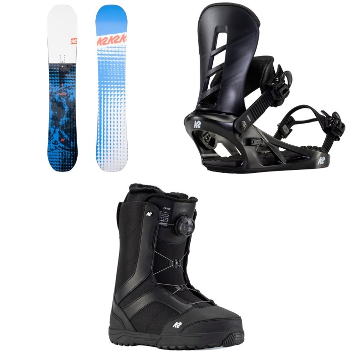 K2 Raygun Pop Snowboard + Sonic Snowboard Bindings + Raider Snowboard Boots  2022
