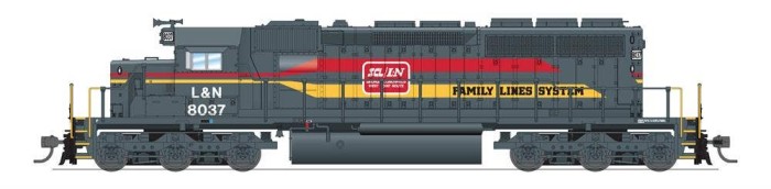 Broadway Limited #6784 EMD SD40-2 Family Lines System L&N 8037 Paragon4 Sound/DC/DCC