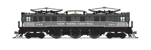 Broadway Limited #3969 P5a Boxcab, New York Central #344, Lightning Stripe, Paragon4 Sound/DC/DCC
