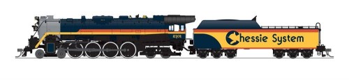 Broadway Limited #6806 Reading T1 4-8-4 Chessie Steam Special #2101 Paragon4 Sound/DC/DCC Smoke