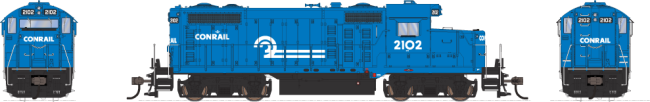 Broadway Limited #4271 EMD GP20 Conrail #2102 Blue & White Paragon4 Sound/DC/DCC HO
