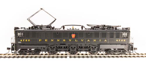 Broadway Limited #5937 PRR P5a Boxcab #4756 Freight Type DGLE Buff Yellow Roman Lettering (Round) Paragon3 Sound/DC/DCC